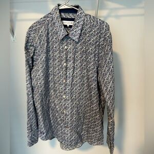 John Lennon Men's Multicolor Paisley Shirt